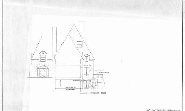 South Elevation - Basement Sunken Terrace