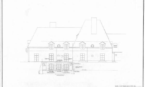 East Elevation - Basement Sunken Terrace