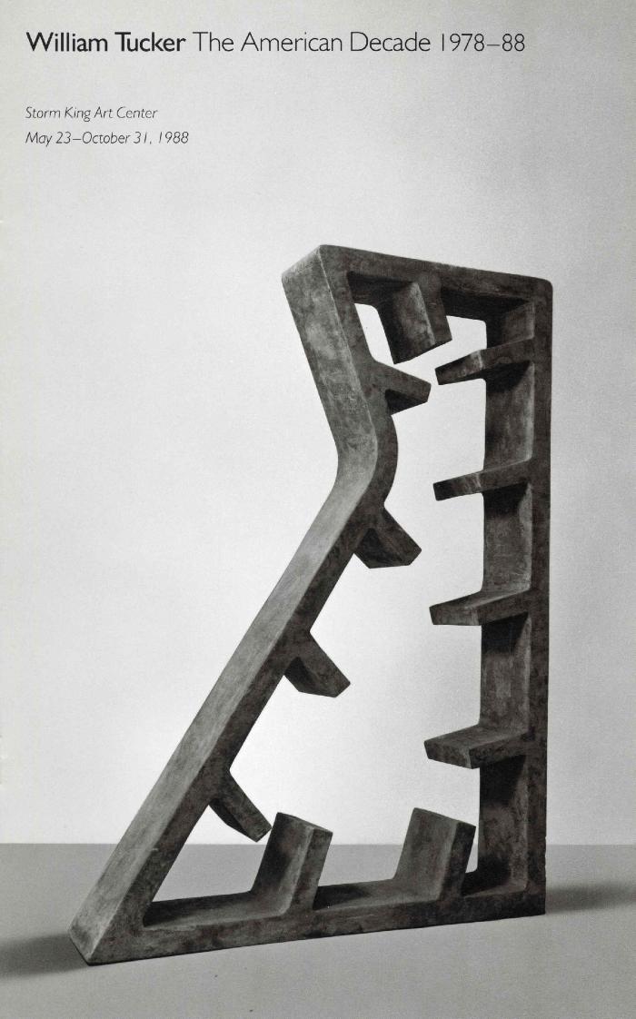 William Tucker, The Art Museum, October 21 - November 16, 1988 exhibition catalogue