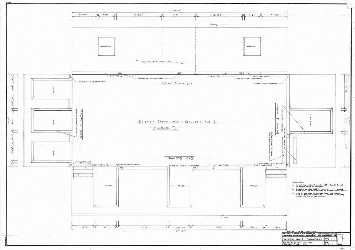 Gallery No. 1 - Elevations