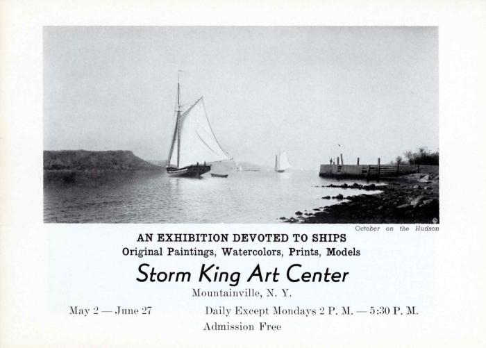 An Exhibition devoted to Ships: Original Paintings, Watercolors, Prints, Models, May 2 – June 27 1965, exhibition brochure