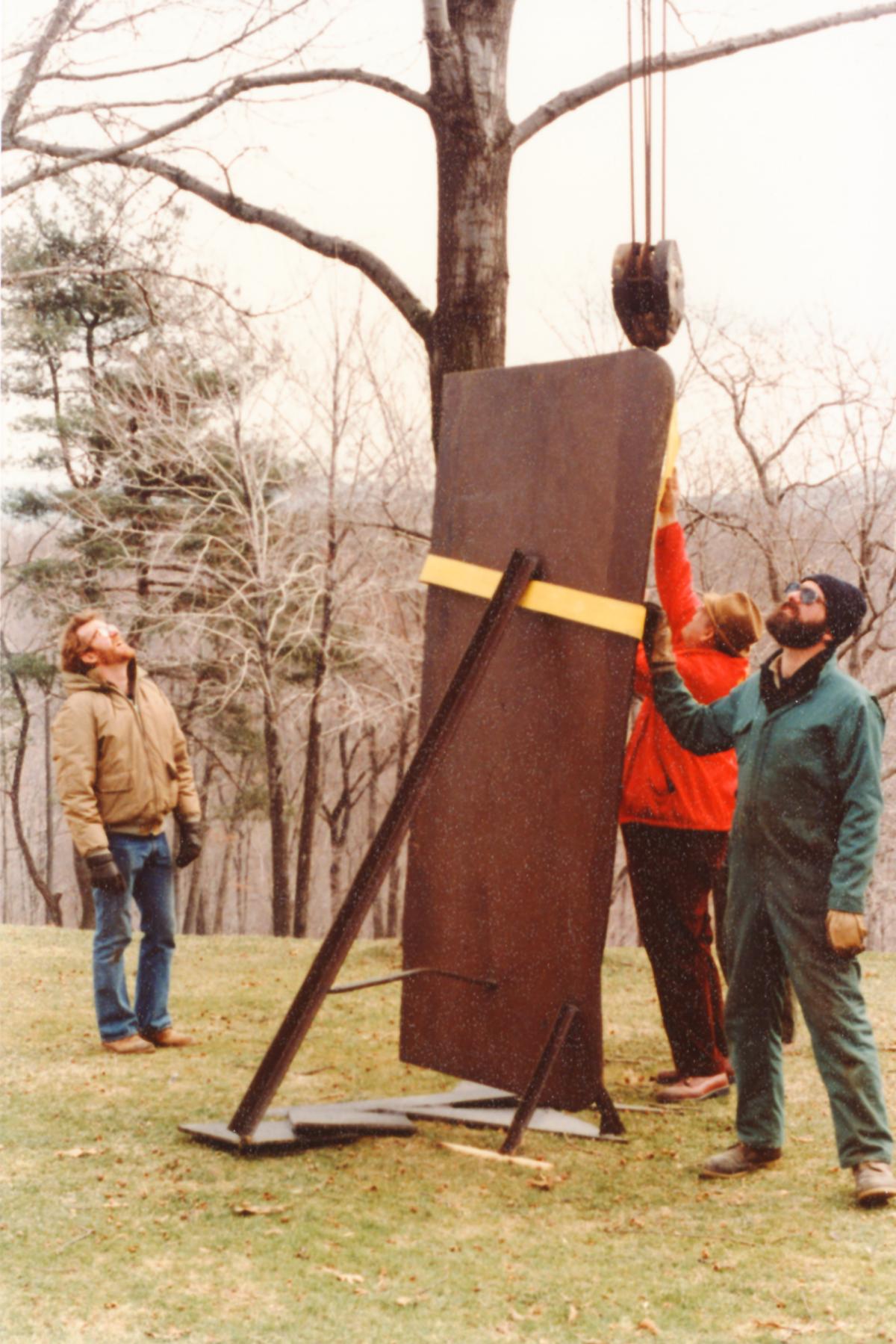Anthony Caro, <em>Bay Flat</em>, 1974 (installation view, March 1981) 