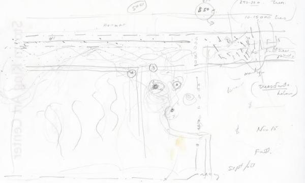 Maya Lin,&nbsp;<em>Wavefield</em>&nbsp;drawing, June 4, 2008&nbsp;