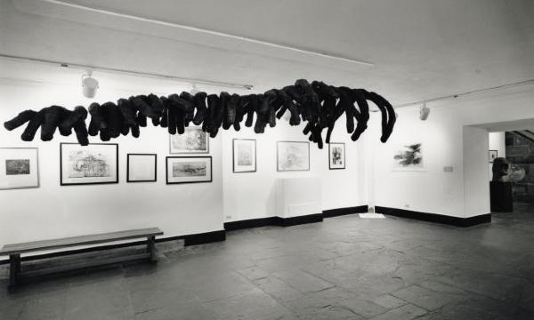 <em>Selections from the Storm King Art Center Collection&nbsp;</em>(installation view, 1974)<br />
Rosemary Castoro, <em>Sky Tunnel</em>, 1974