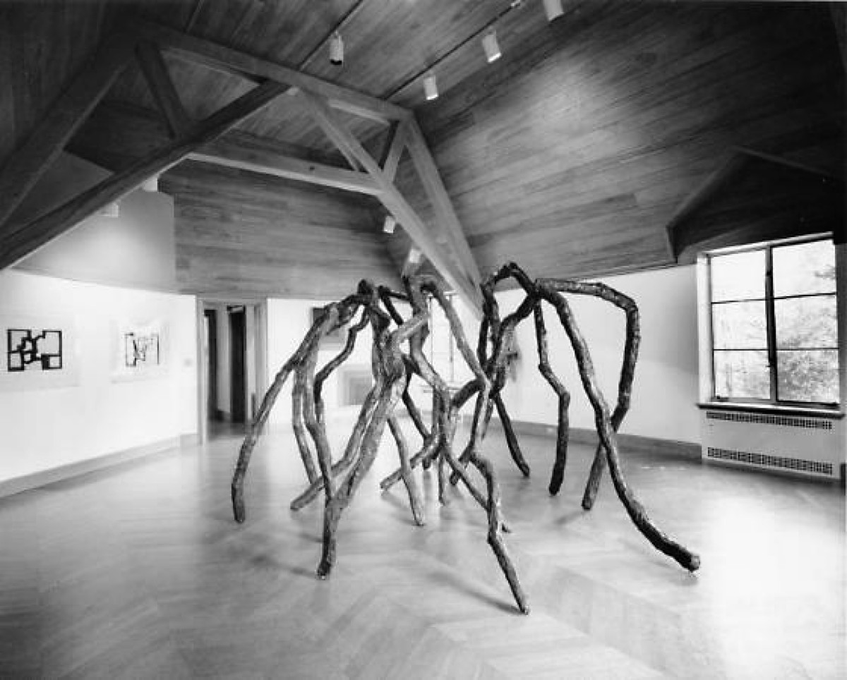<em>Selections from the Storm King Art Center Collection&nbsp;</em>(installation view, 1974)<br />
Rosemarie Castoro, <em>Crunch</em>, 1974