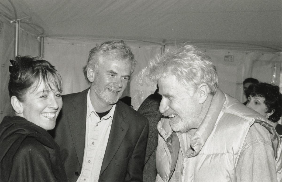 <em>Andy Goldsworthy at Storm King Art Center</em>, 2000 (Opening reception with Andy Goldsworthy and Mark di Suvero, 2000) 