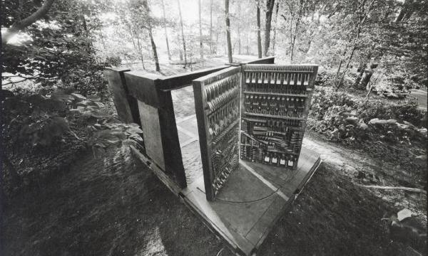 Arnaldo Pomodoro, <i>The Pietrarubbia Group: il fondamento, l’uso, il rapporto</i>, 1975–76 (installation view, date unknown)