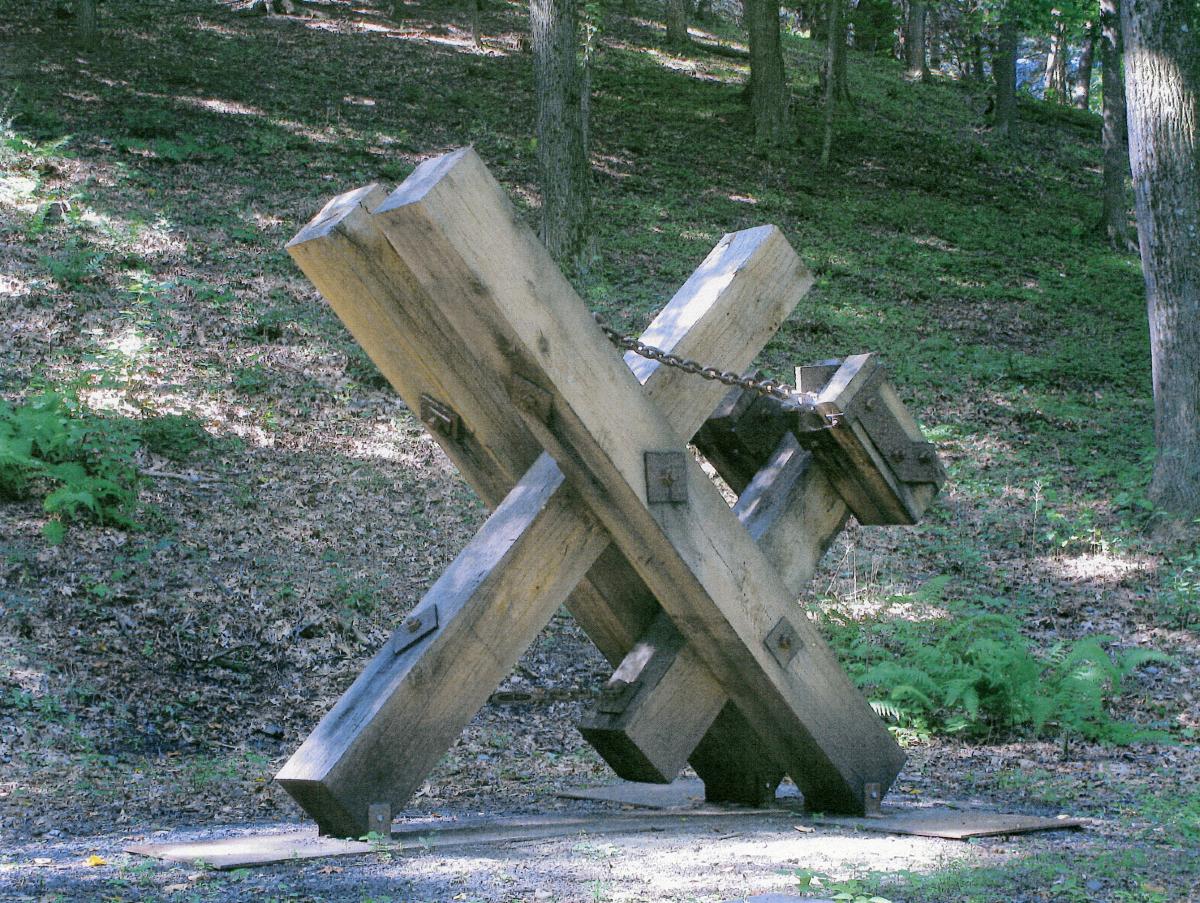 Kenneth Capps, <em>Strike</em>, 1972 (installation view, 2008)