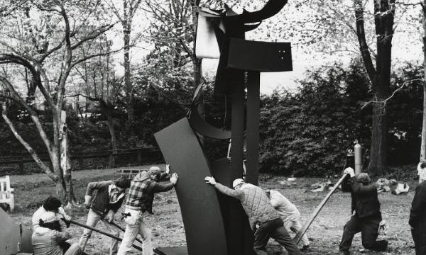  Louise Nevelson, <em>City on the High Mountain</em>, 1983 (installation view, 1984)