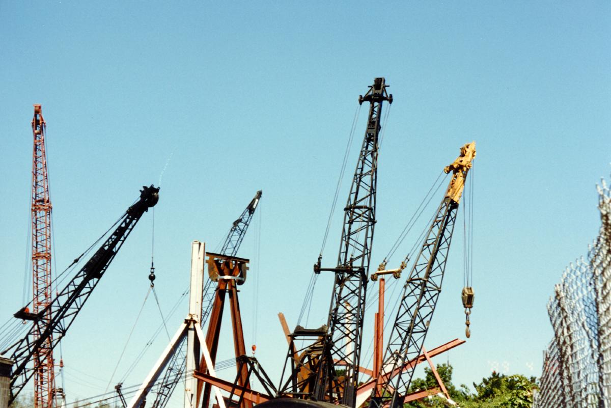 Mark di Suvero's studio in Petaluma, CA, 1994 
