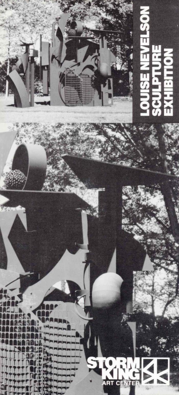 Louise Nevelson: Outdoor Sculptures 1971 – 1983, June 30 – October 31, 1984, exhibition brochure