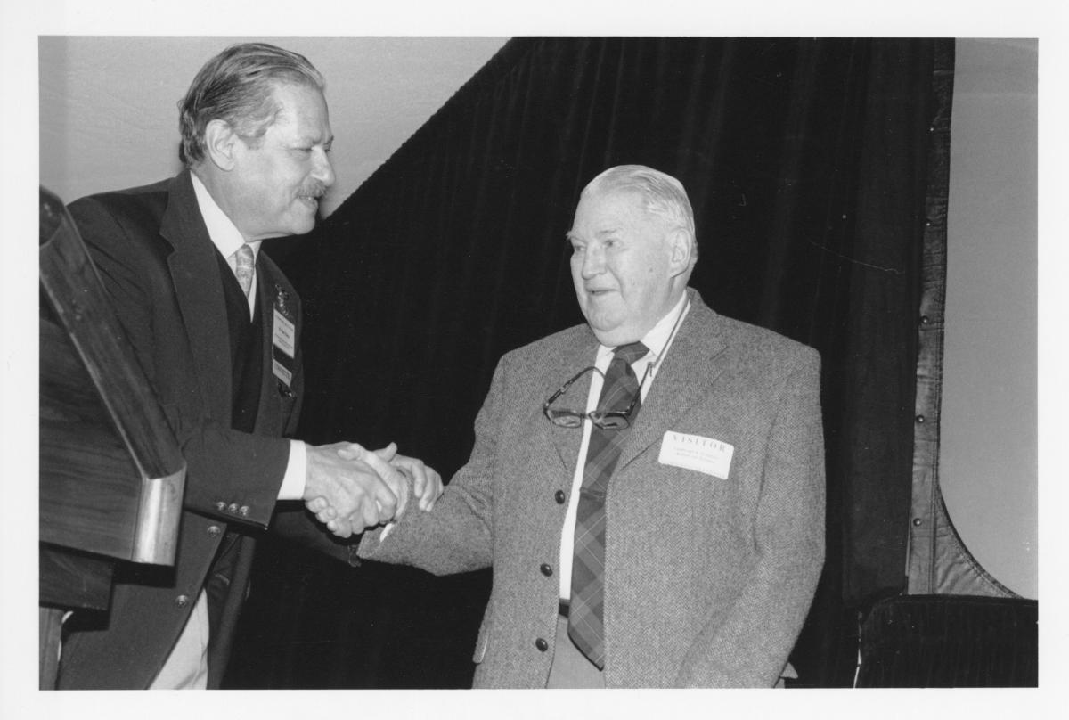 H. Peter Stern and William A. Rutherford <em>Landscape and Sculpture: Refuge and Prospect </em>symposium, Storm King Art Center, 2000