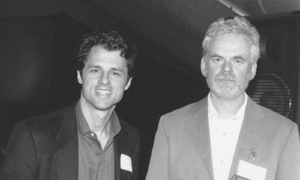 John P. Stern and Andy Goldsworthy, <em>Landscape and Sculpture: Refuge and Prospect </em>symposium, Storm King Art Center, 2000