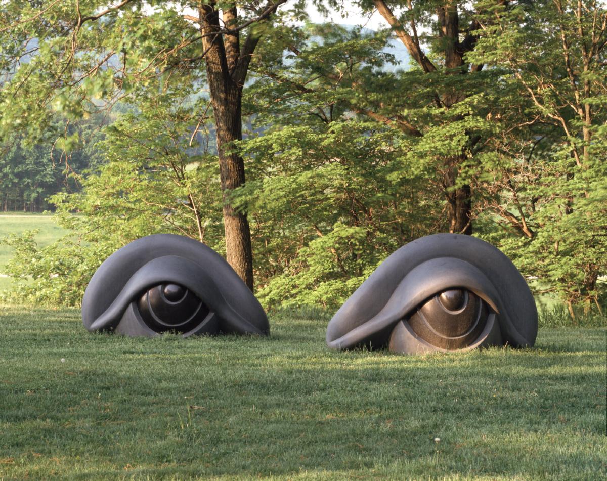 Louise Bourgeois, <em>Eye Benches II</em>, 1996-97 (installation view, 2007)