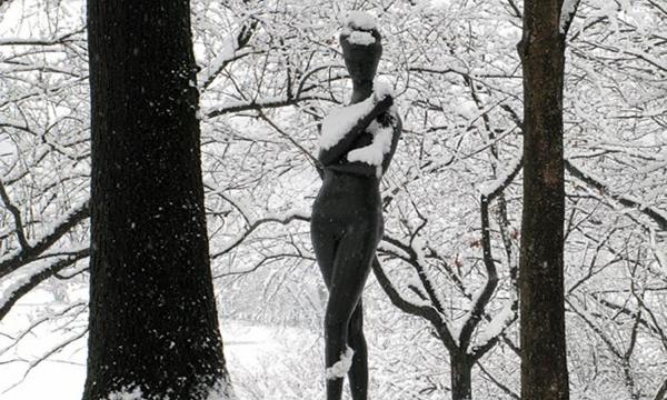 Emilio Greco, <em>Tall Bather No.1, </em>1956 (installation view, 2008)