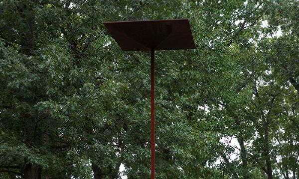 C. Oldenburg and C. van Bruggen, <em>Wayside Drainpipe</em>, 1978 (installation view, 2009)