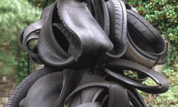 Chakaia Booker, <em>Hybrid</em>, 2003 (installation view, 2004)
