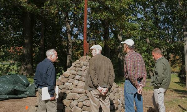 C. Oldenburg and C. van Bruggen, <em>Wayside Drainpipe</em>, 1979 (installation view, 2009)