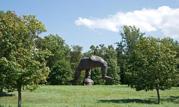 Zhang Huan, <em>Three Legged Buddha, </em>2007 (installation view, 2010)
