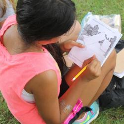 School visit, Storm King Art Center, 2016