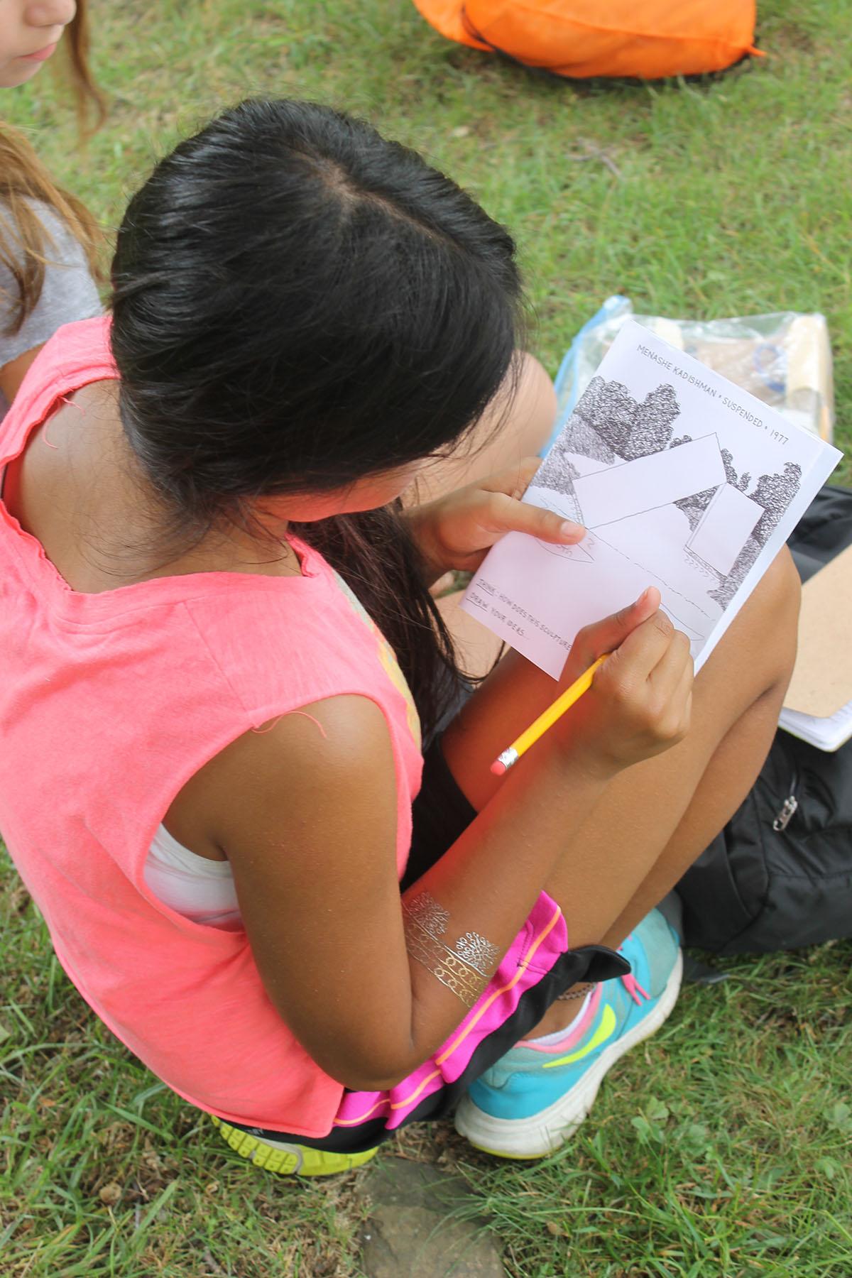 School visit, Storm King Art Center, 2016