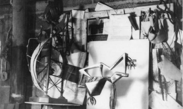 <em>Smith’s studio, Bolton Landing</em>, 1945