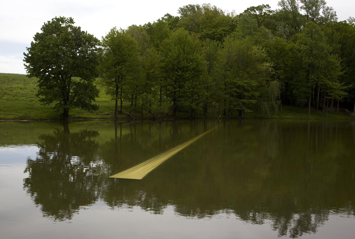 William Lamson, <em>Last Light</em>, 2012<br />
(installation view, 2012)