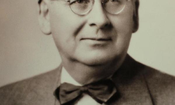 Vermont Hatch, builder of the French Normandy mansion that later became Storm King Art Center&#39;s Museum Building, circa 1958