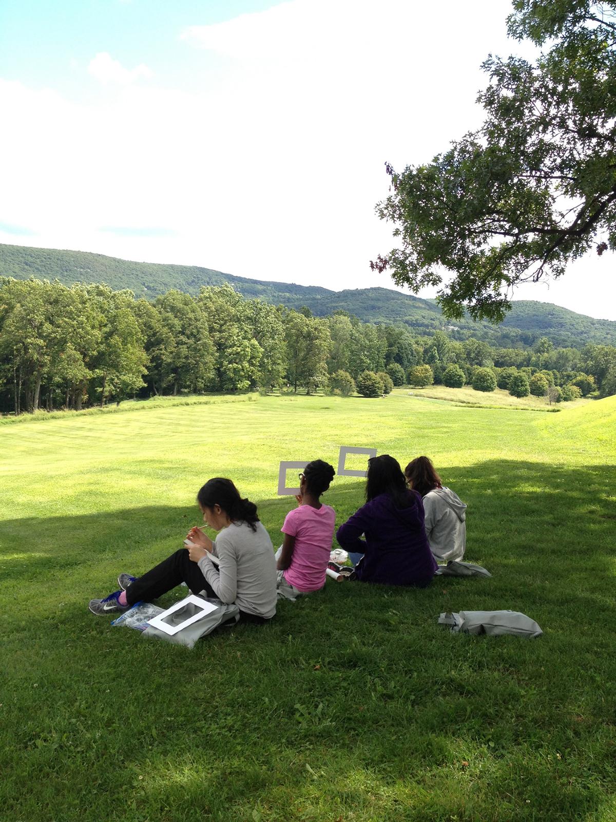 Black Rock Forest class, Storm King Art Center, 2013