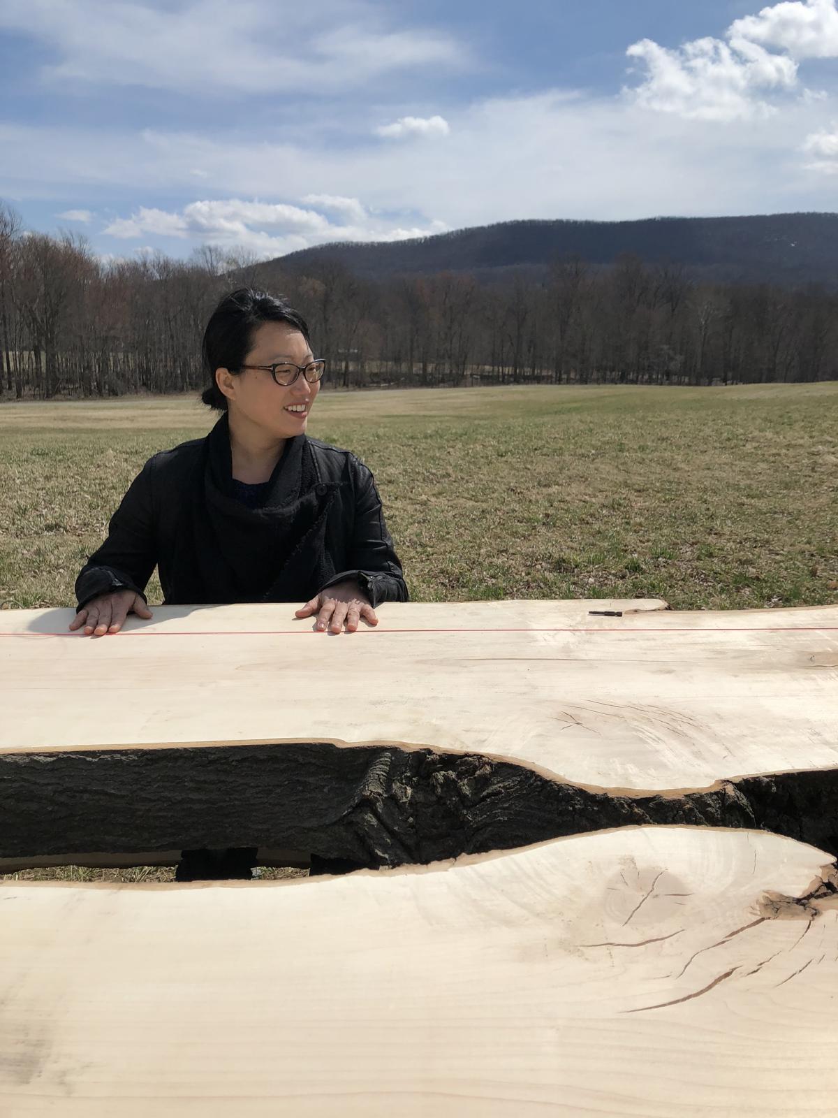 Jean Shin,<i> All&eacute;e Gathering</i>, 2019, Storm King Art Center (installation view, 2019)