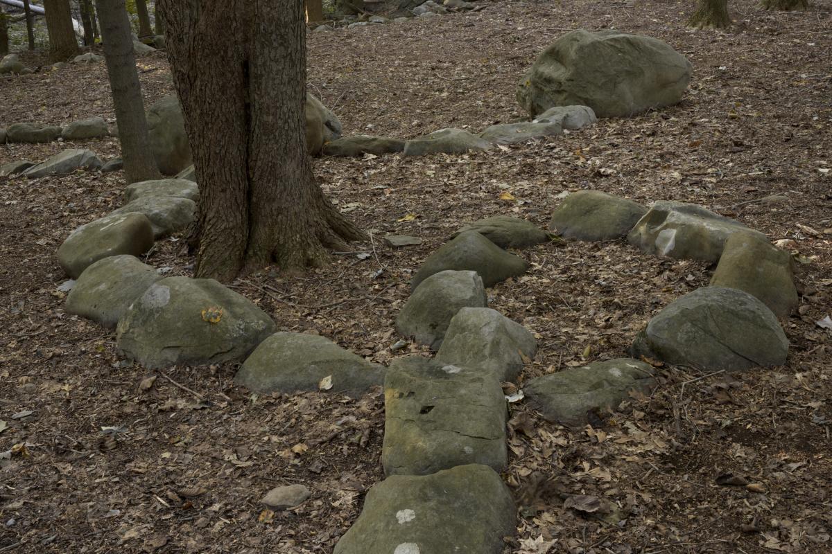 Patricia Johanson,&nbsp;<i>Nostoc II</i>, 1975<br />
(installation view, 2011)