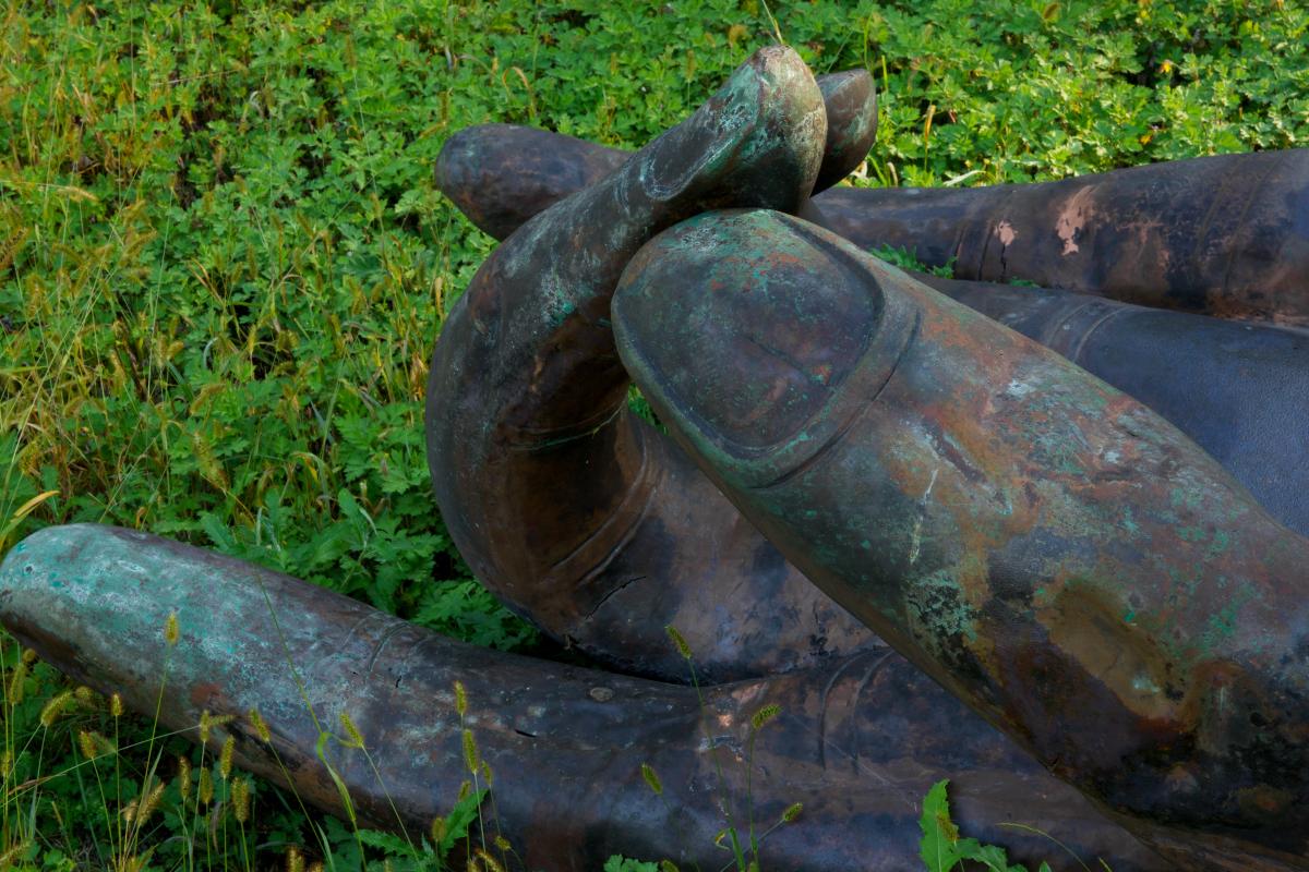Zhang Huan<i>, Three Legged Buddha</i>, 2007 (installation view, 2014)