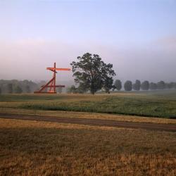 Candida Smith, Ursula von Rydingsvard, Rebecca Smith, luncheon, Storm King Art Center, 2003