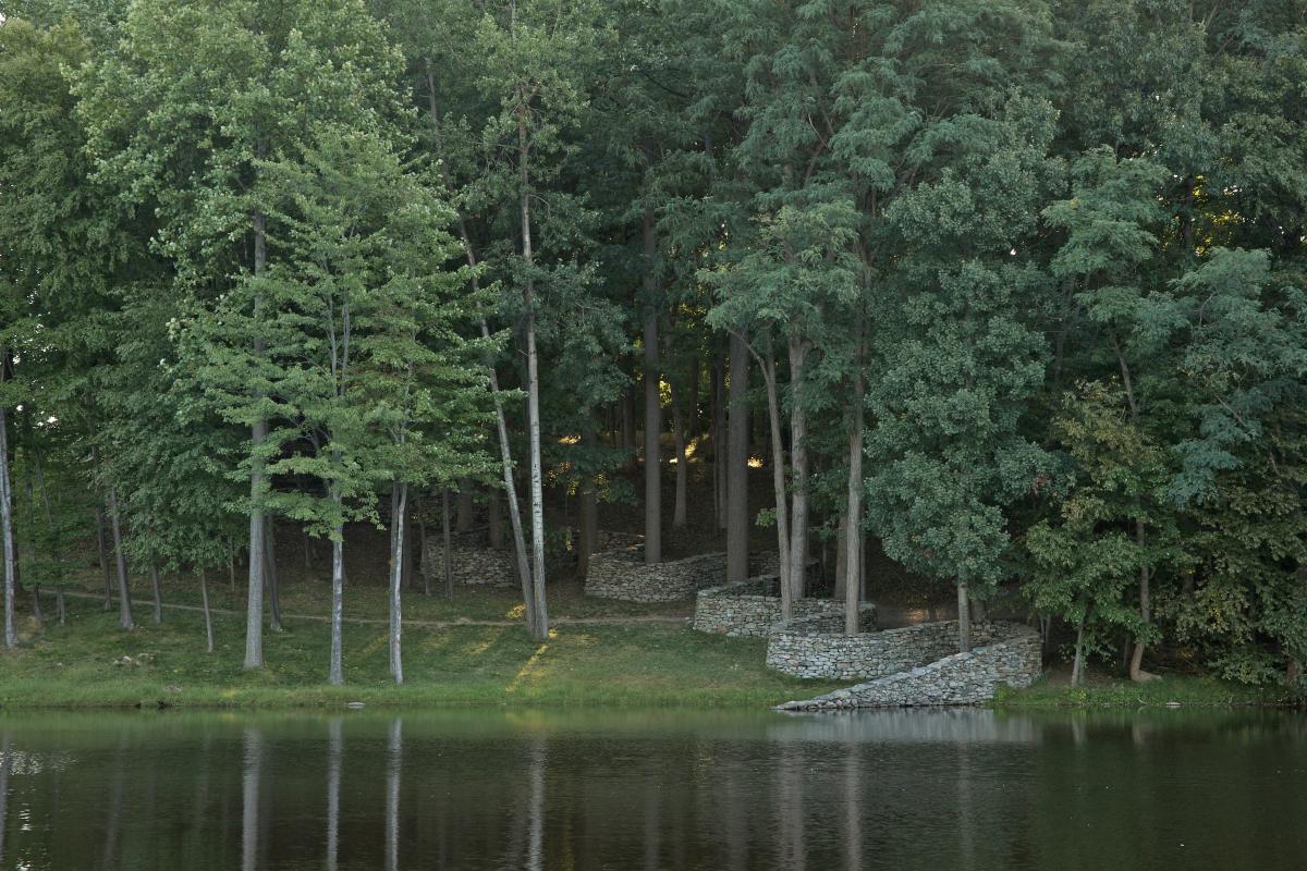 Andy Goldsworthy, <i>Storm King Wall</i>, 1997–98 (installation view, 2010)