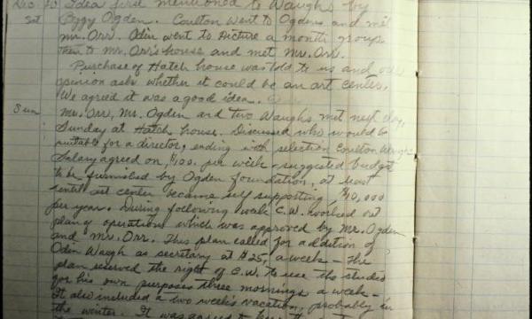 Storm King Art Center Diary, 1959
