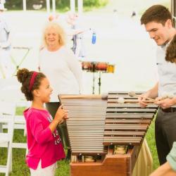 Sandbox Percussion performance, <em>Day of the Bird</em>, Storm King Art Center, 2018