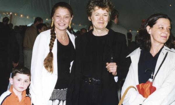 Candida Smith, Ursula von Rydingsvard, Rebecca Smith, luncheon, Storm King Art Center, 2003