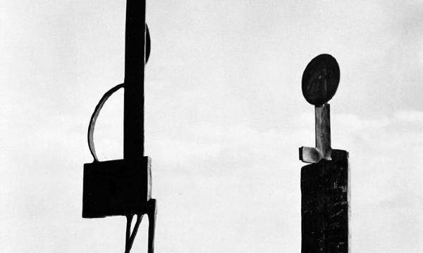 <em>Portrait of a Painter</em> (1954) and<em> Sitting Printer</em> (1954-55), Bolton Landing Dock, Lake George, NY, c. 1956
