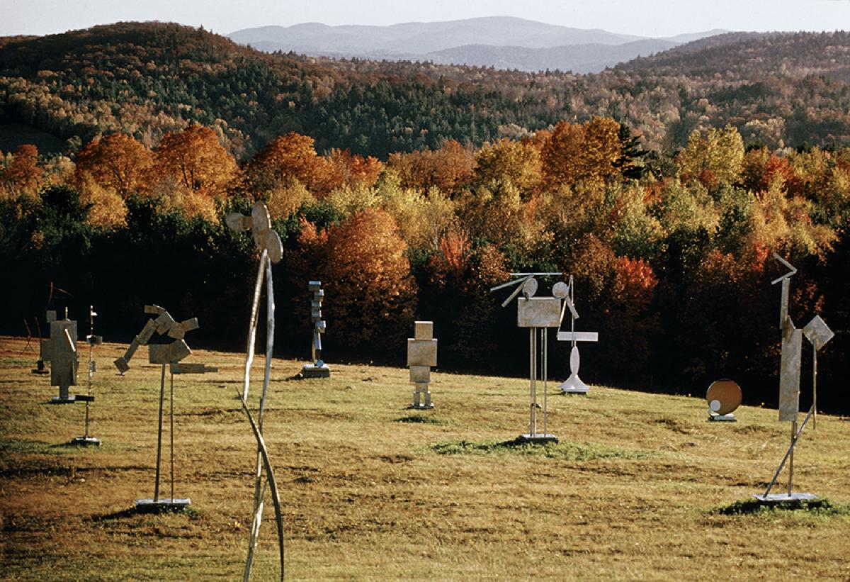 Sculpture group, Bolton Landing, NY, 1963