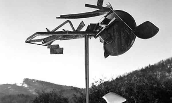 <em>Raven V</em> (1959) in the snow at Bolton Landing, NY, c. 1959