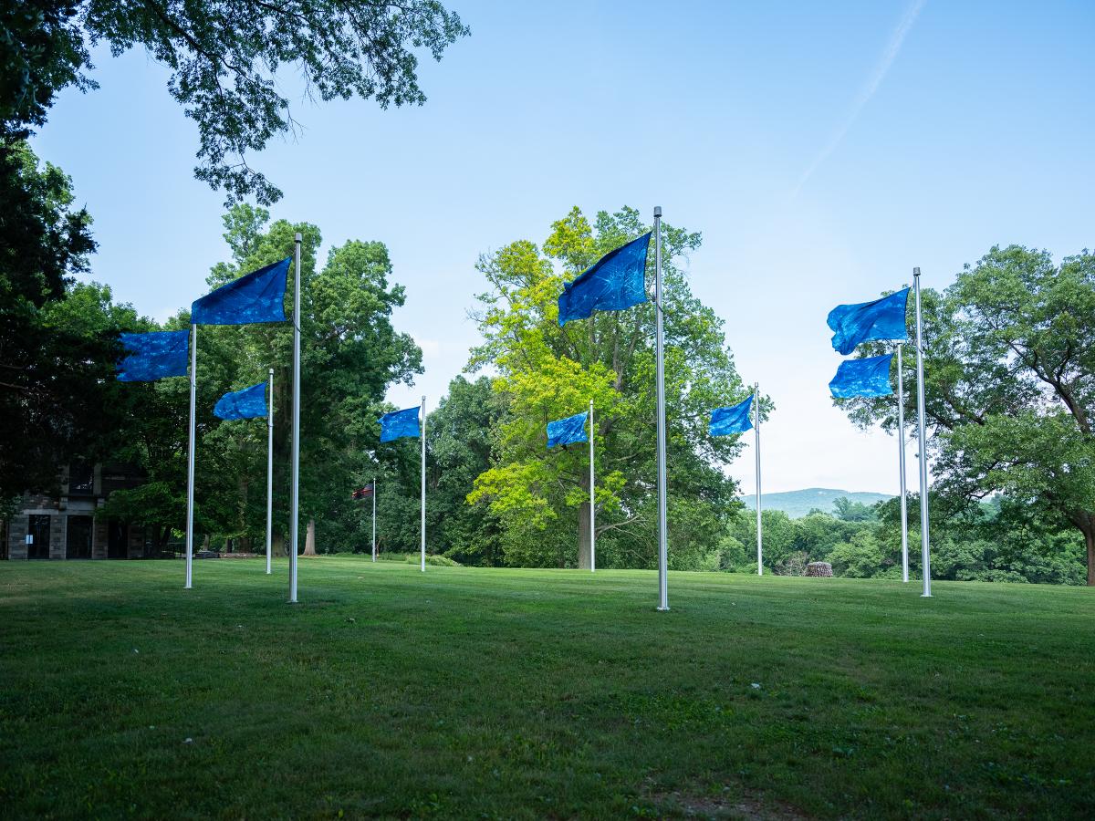 Kiki Smith,&nbsp;<em>river light</em><em>,&nbsp;</em>2019<br />
(installation view, 2020)