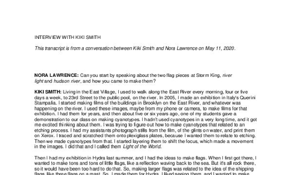 Kiki Smith Interview
