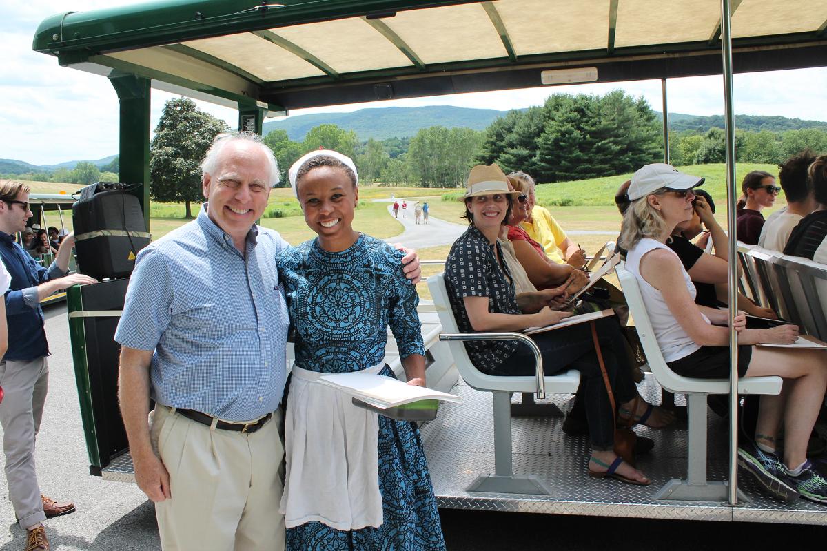 David Collens, Marisa Williamson, <em>Wanderings and Wonderings with Sally Hemings</em>, Storm King Art Center, 2016