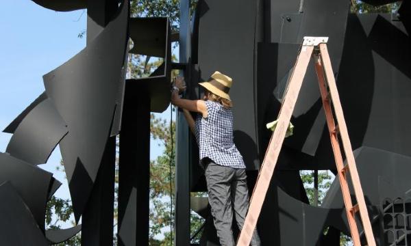 Louise Nevelson,&nbsp;<i>City on the High Mountain</i>, 1983 (conservation view, 2017)