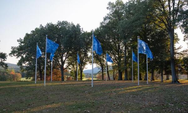 Kiki Smith,<em> river light</em>, 2019<br />
(installation view, 2020)