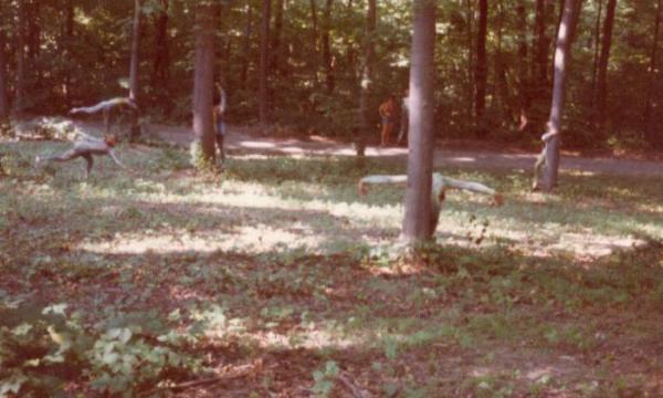 Marilyn Woods, dance choreography, Storm King Art Center, 1974