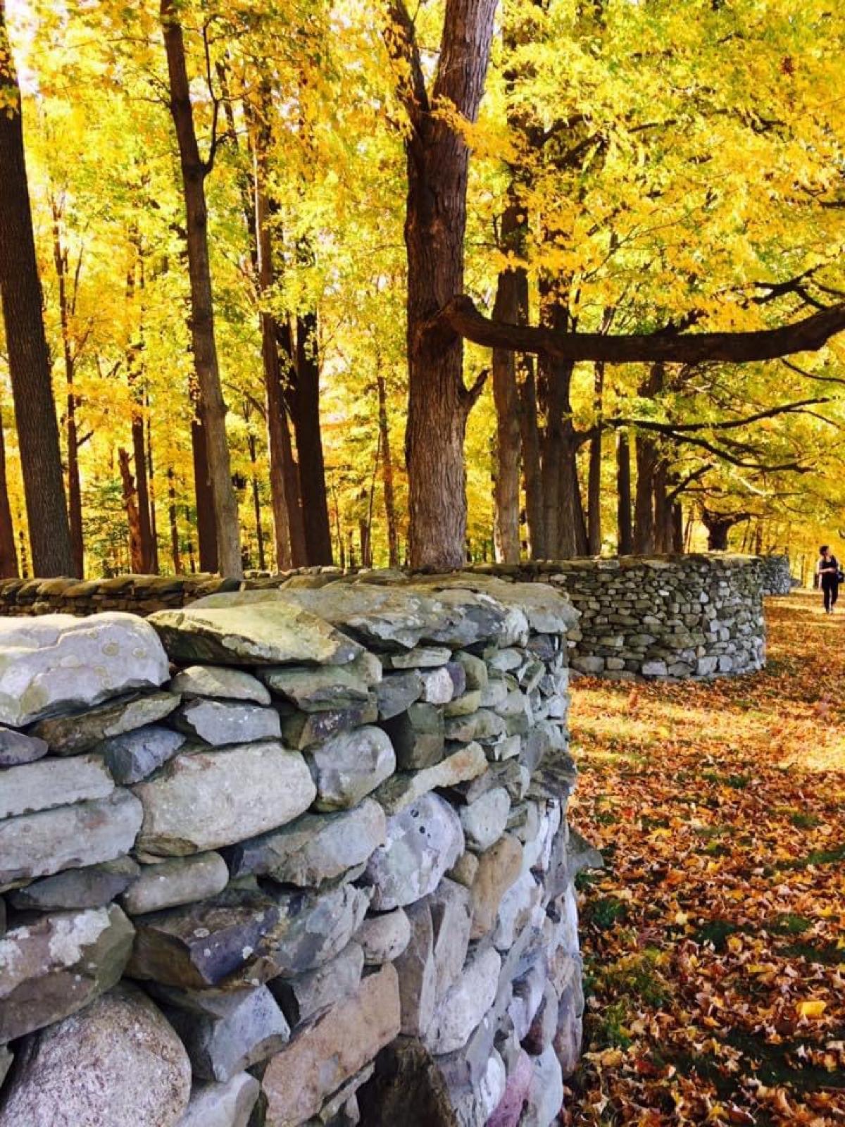 Andy Goldsworthy,<i> Storm King Wall</i>, 1997&ndash;98 (installation view, 2016)