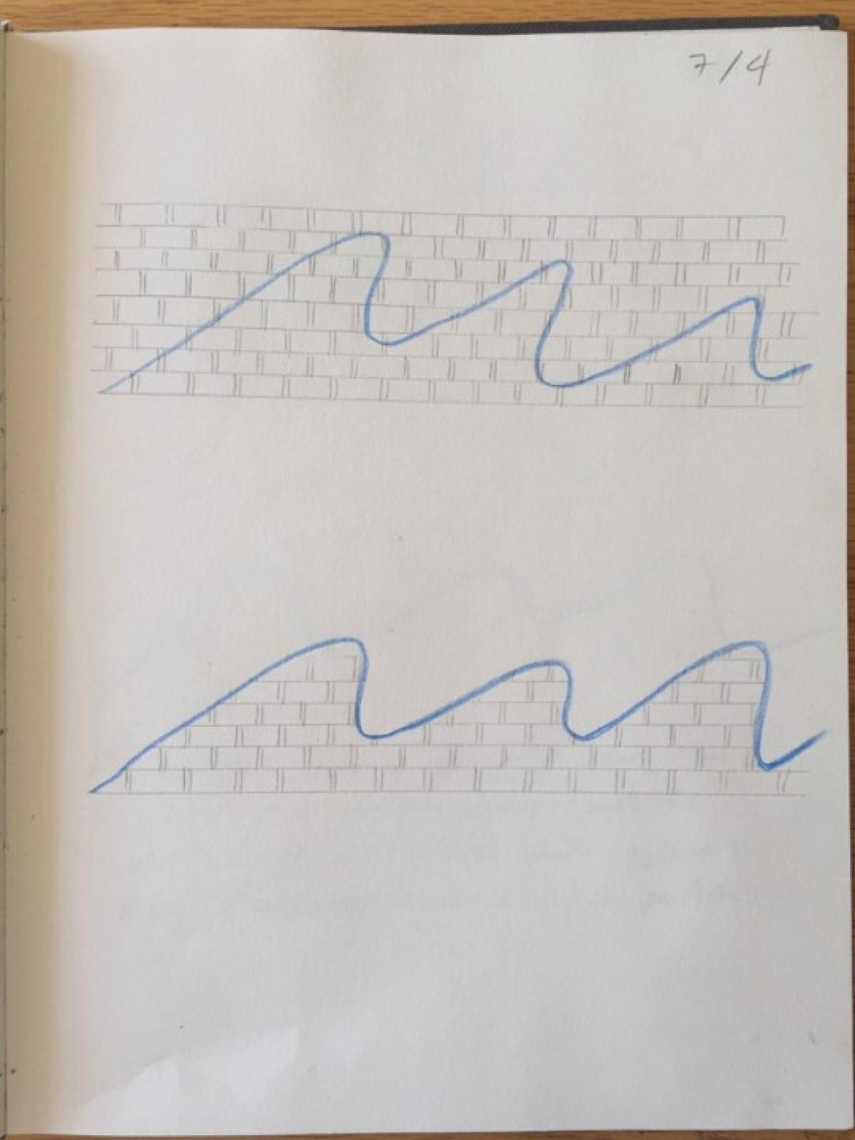 Carey Denniston, drawing, Shandaken: Storm King, 2015