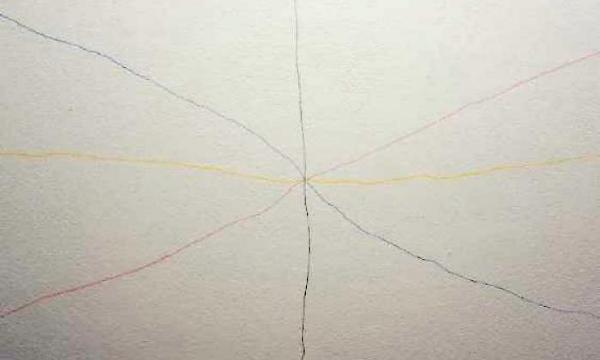 Sol LeWitt, <em>Wall Drawing #121A</em>, 1972 (installation view, 2018)