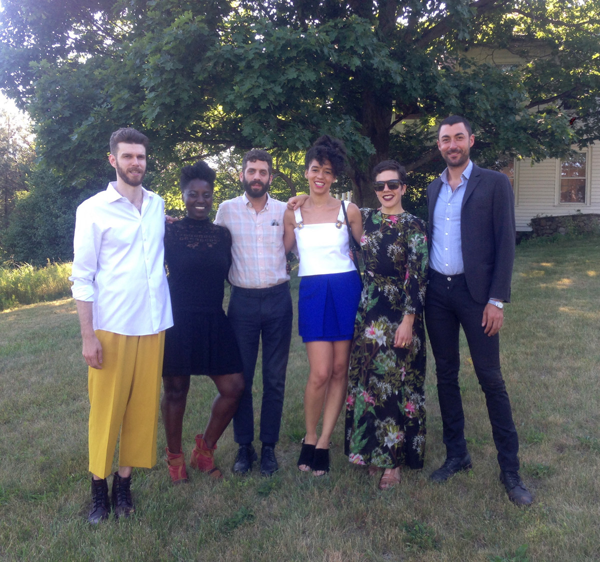 Nicholas Weist (far right), Storm King: Shandaken, 2015